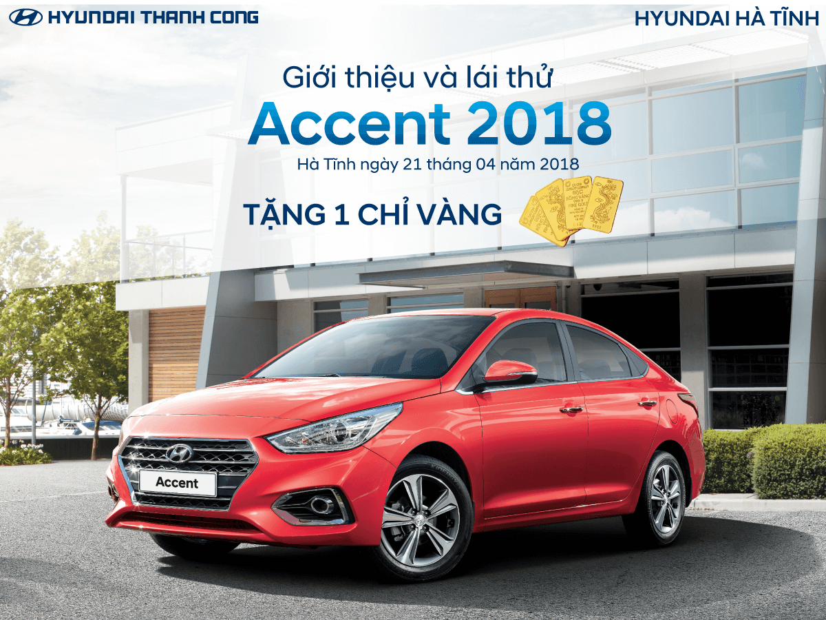Lễ giới thiệu và lái thử Accent 2018 tại Hyundai Hà Tĩnh