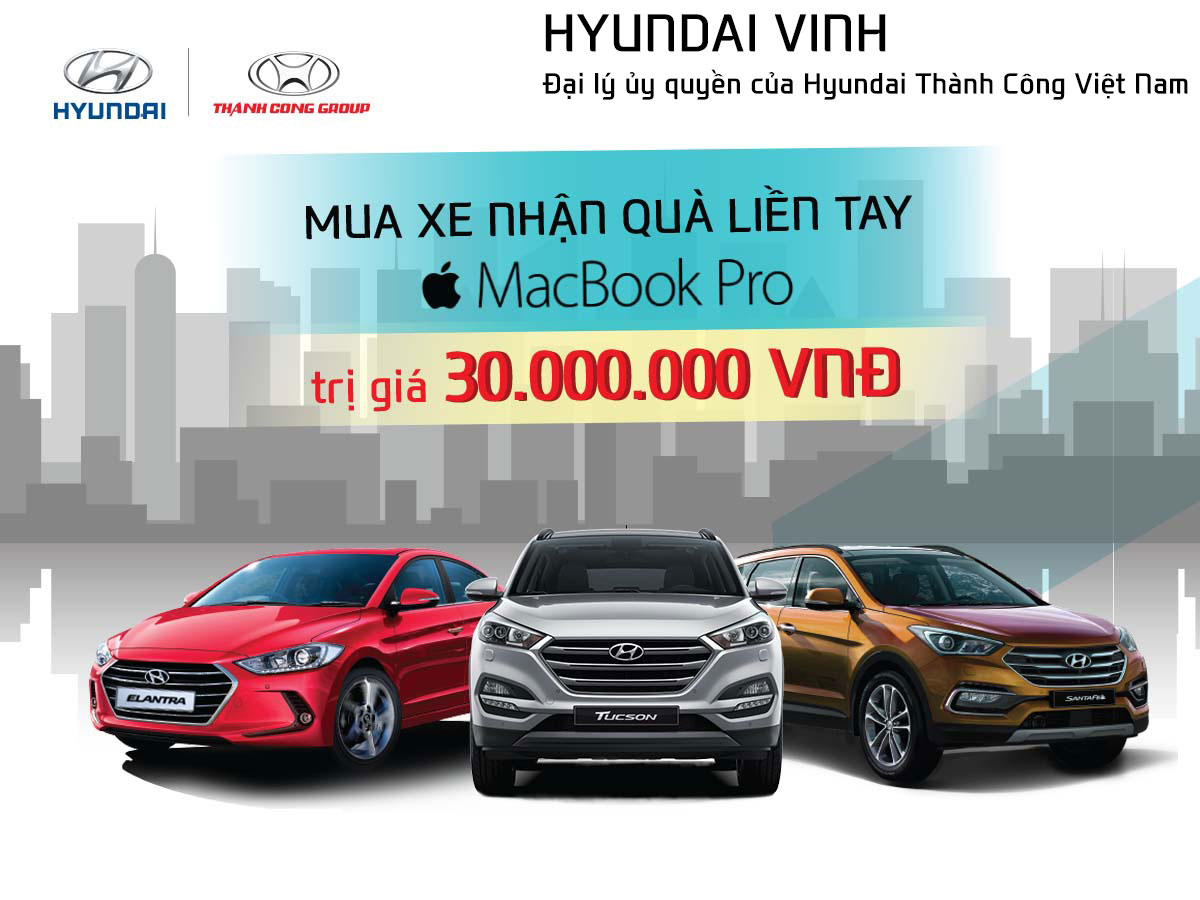Hyundai Vinh ưu đãi lên đến 30 triệu đồng