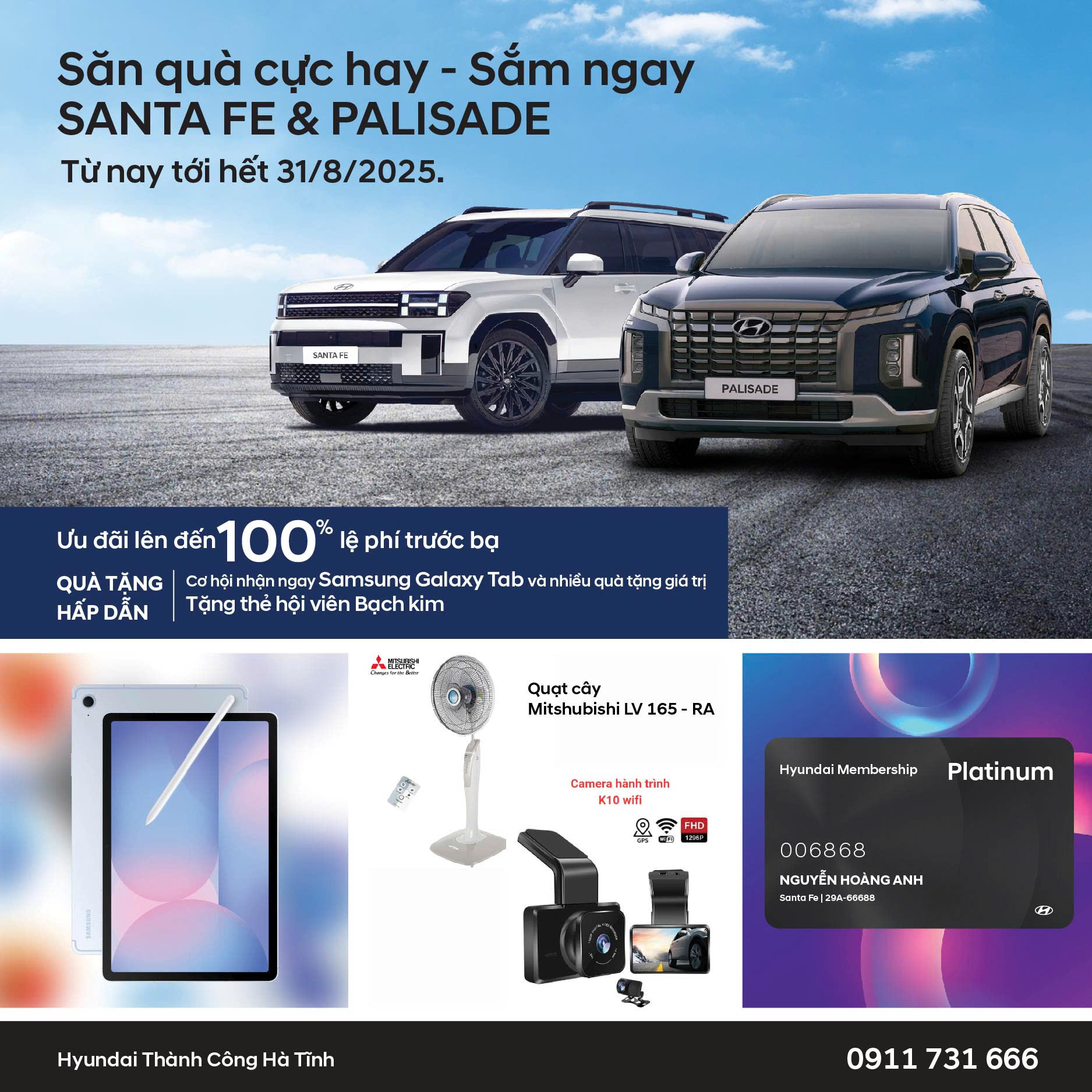 🎉SĂN QUÀ CỰC HAY - SẮM NGAY SANTA FE & PALISADE 🎁
